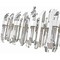Z-Lite Bova 11 Light Chandelier, Polished Nickel & Clear 4006-11L-PN - alternate 4